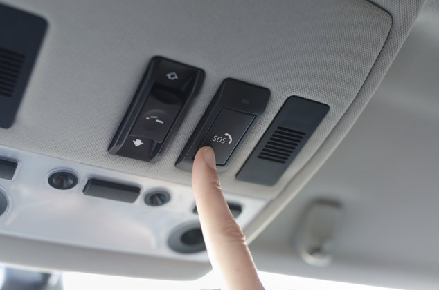 SOS-Button im Auto
